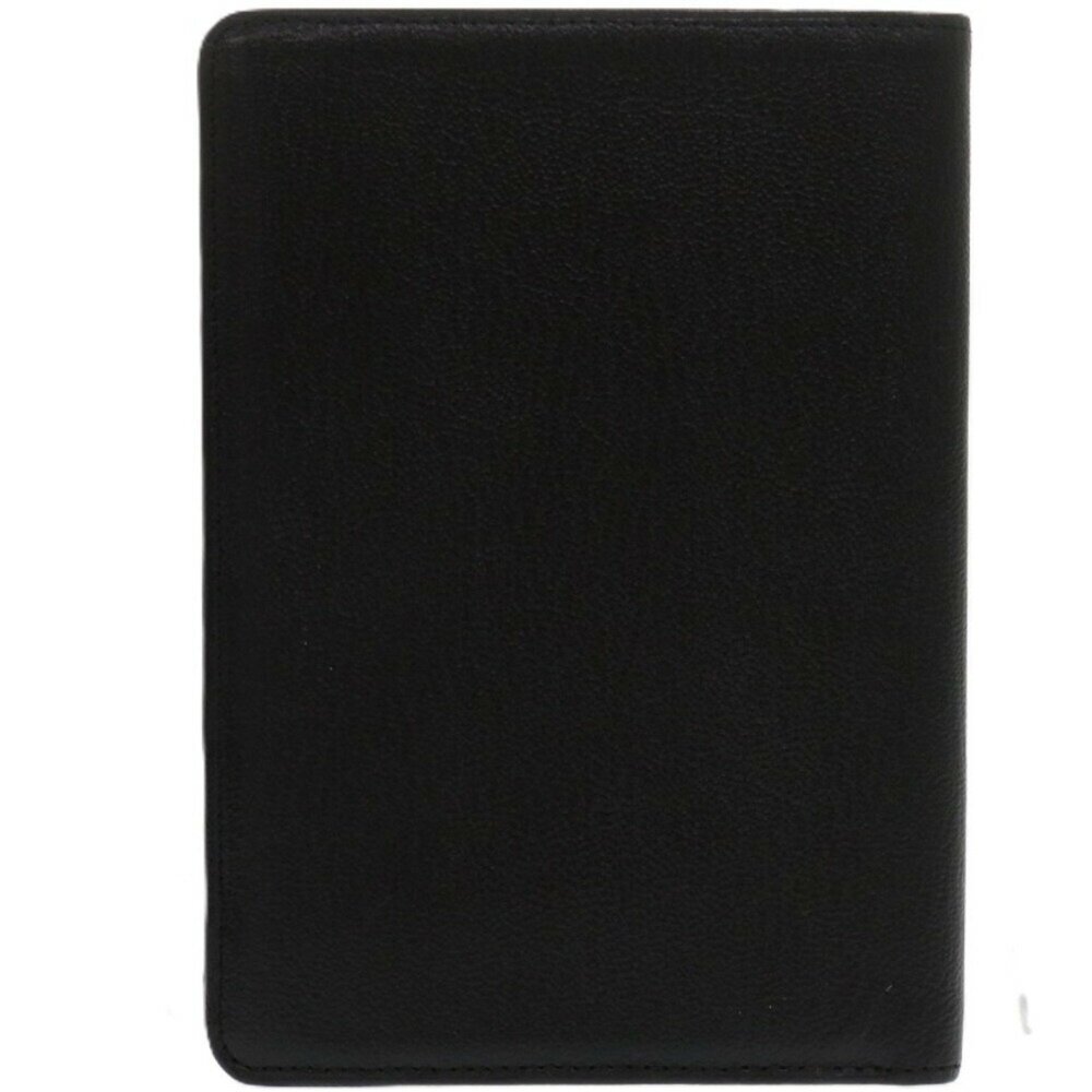 CHANEL Black Lambskin Leather Logo Wallet - Picture 4 of 10